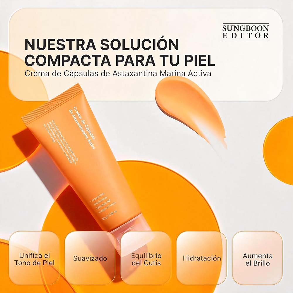 ACTIVE MARINE ASTAXANTHIN CAPSULE CREAM (CREMA FACIAL ILUMINADORA)